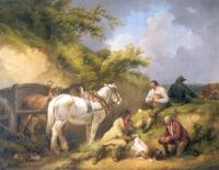 George Morland - The Labourers Luncheon